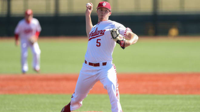 Saturday starter Tanner Gordon posted the second-lowest ERA among IU's weekend rotation at 3.81 this season.