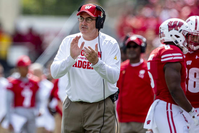 Wisconsin head coach Paul Chryst