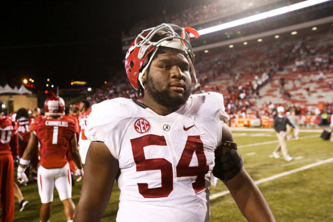 Former Alabama defensive lineman Dalvin Tomlinson is one of the Crimson Tide's unsung heroes. 