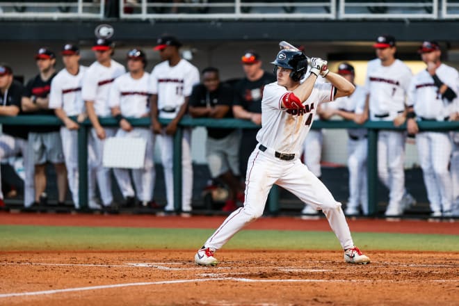 Ben Anderson's three-run triple was one of few highlights for Georgia Tuesday.