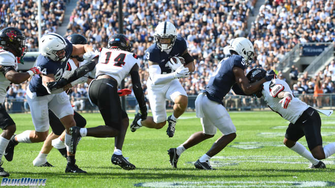 Penn State receiver Parker Washington had a big day in the team's 44-13 victory over Ball State. BWI photo/Steve Manuel