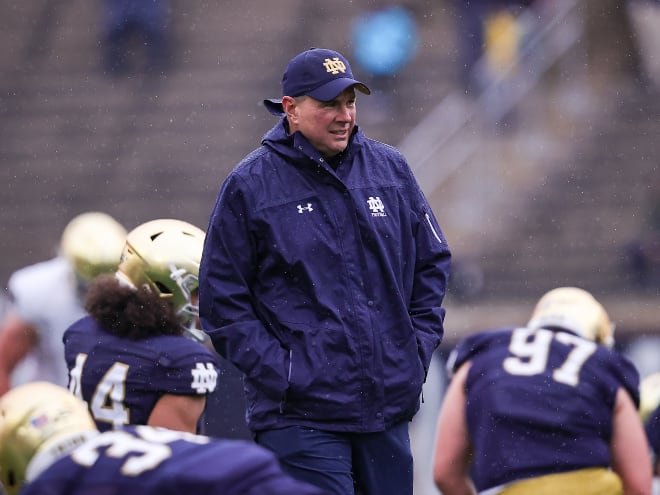 Notre Dame defensive coordinator Al Golden should be greeted by better weather recruiting in California on Monday.