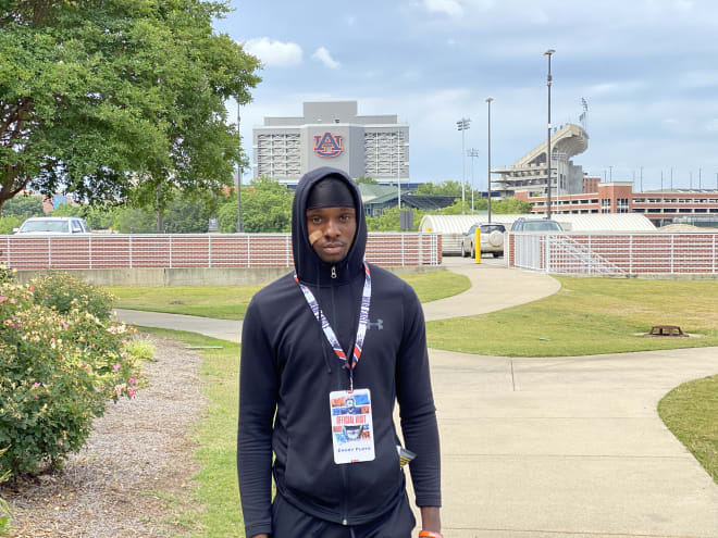 Emory Floyd after his official visit to Auburn.