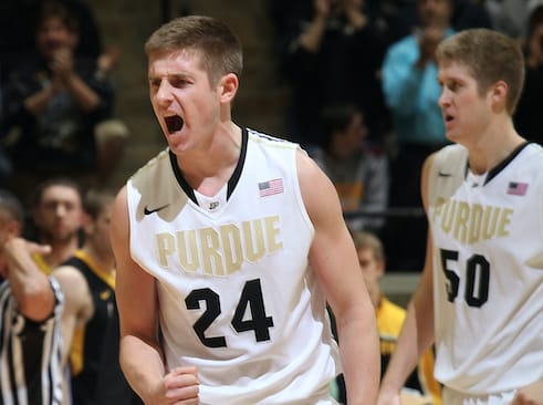 Ryne Smith played with a lot of passion in his playing days, starting over 50 games in his Boilermaker career (2009-12).