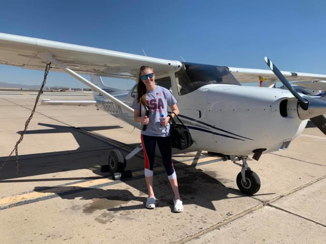 Estrella Foothills junior Emma Barber is one of the country's youngest licensed private pilots.