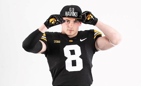 Harlan S/LB Aidan Hall committed to the Iowa Hawkeyes today.