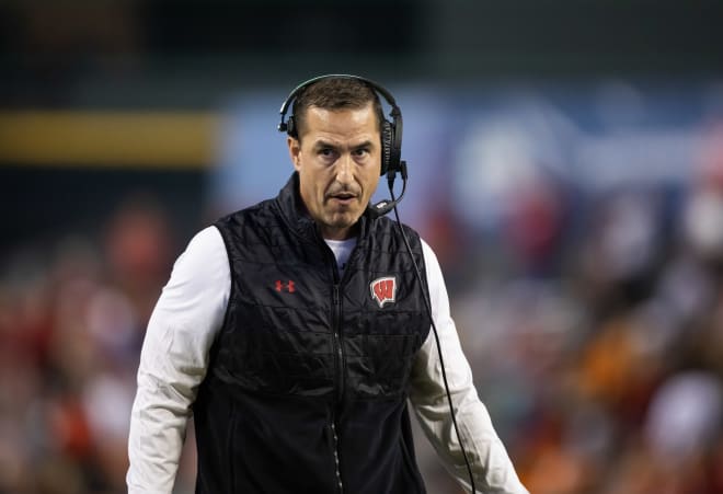 New Wisconsin head coach Luke Fickell has been very active in the portal (USA Today Sports)
