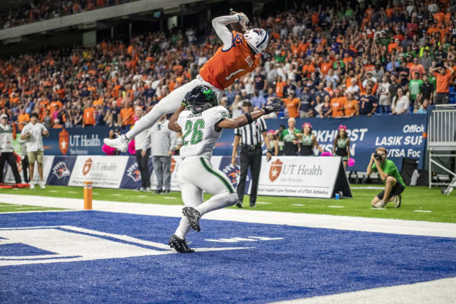 UTSA won the last regular season game against North Texas on a last second touchdown last year.