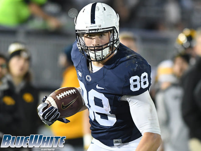Gesicki is 425 yards away from the most receiving yards by a PSU TE. He had 679 last season.