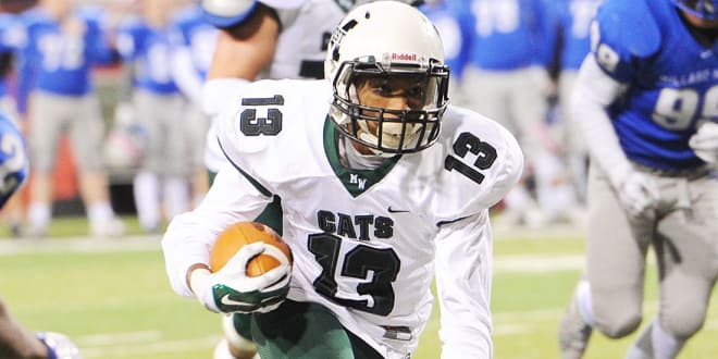 Millard West senior receiver Shae Wyatt (13) is one of our Class A all-state honorable mention selections for 2016.