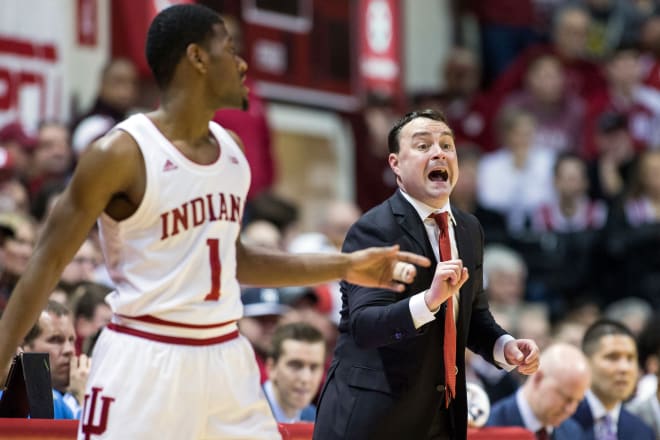 Al Durham led the Hoosiers over St. Francis (PA) in the first round of the NIT on Tuesday night.