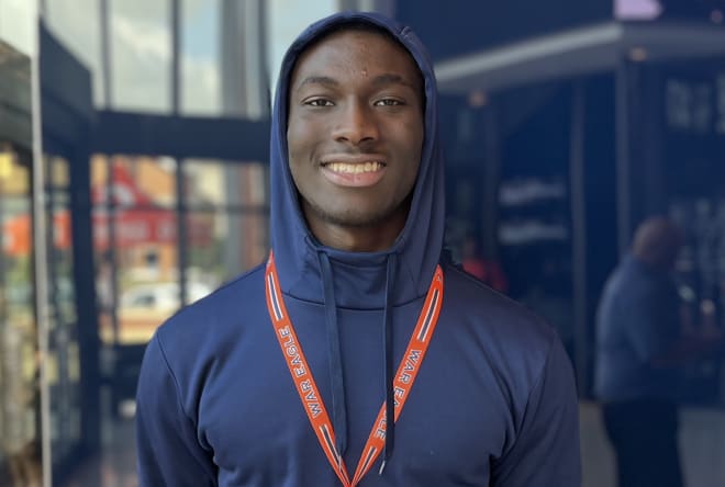 Ousmane Kromah officially visited Auburn over the weekend.