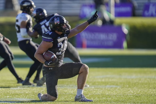 Xander Mueller has started the last 25 games at Will linebacker for Northwestern. He plans to say in that role for 2024.