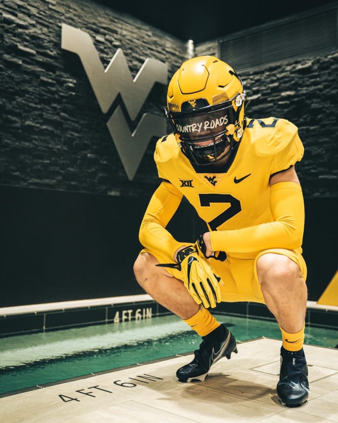 West Virginia Football  Country Roads Uniforms 