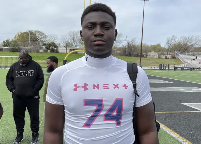 Michael Fasusi picked up a Texas offer in February. 