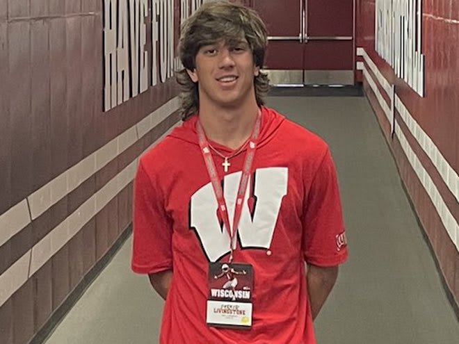 Wisconsin offered 2024 wide receiver Parker Livingstone on Saturday. 
