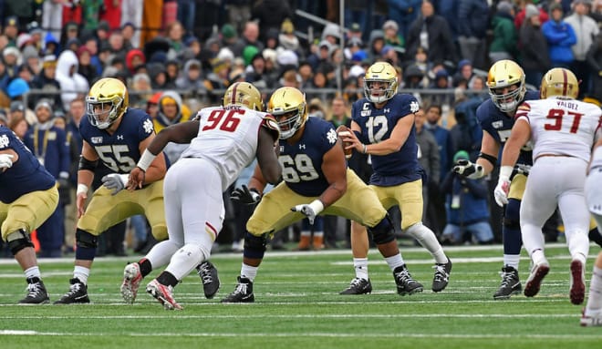 Notre Dame's offense probably will need to score at least 30 against top-5 opponents this year to have a shot at the playoff or national title.