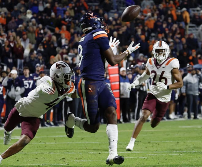 Malachi Fields' two TDs were a very rare bright spot in an otherwise dismal night for the Hoos.