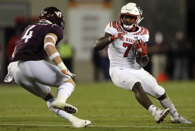 NC State Wolfpack football running back Zonovan 'Bam' Knight is making a  name for himself