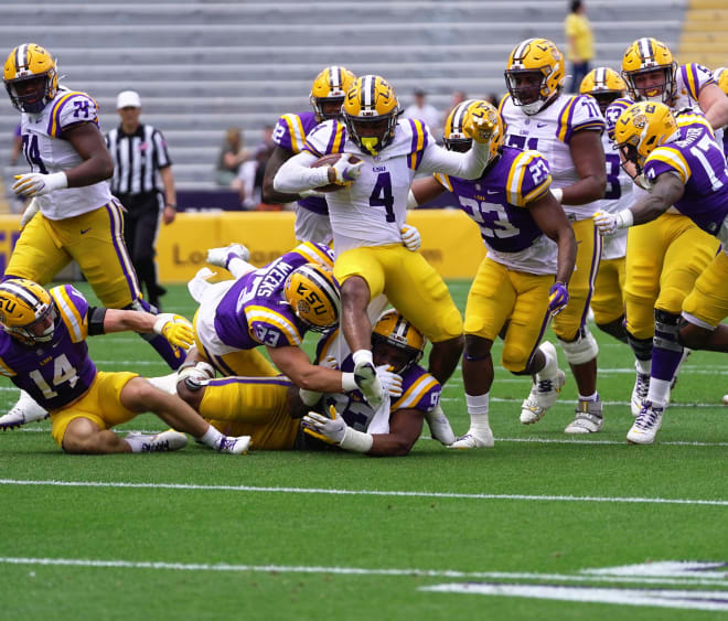 LSU running back John Emery Jr. is due to reach his enormous potential as a senior in the upcoming season.