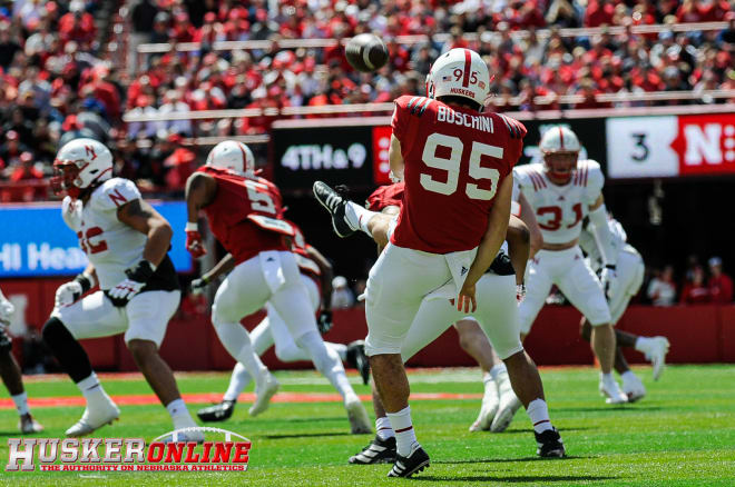 Nebraska punter Brian Buschini