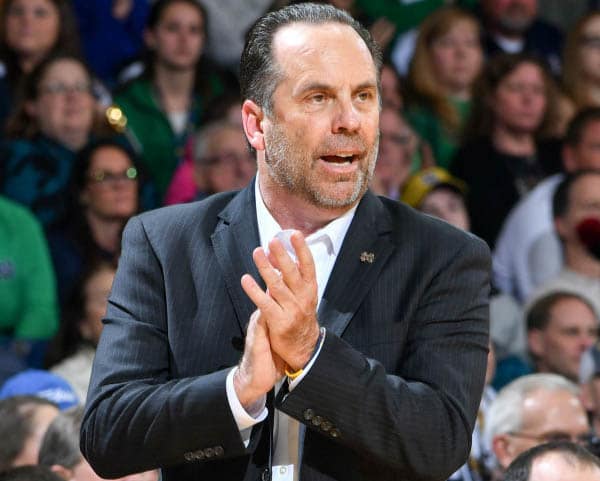 Mike Brey and the Irish fell to 17-6 overall and 6-4 in the ACC.
