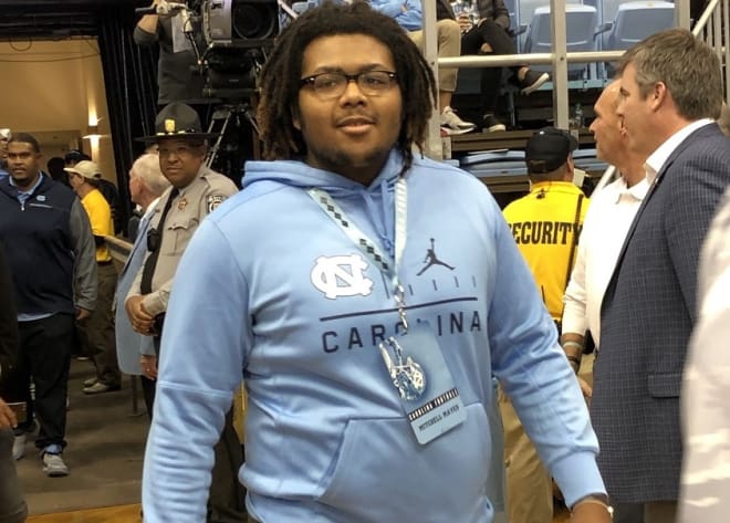 Mitchell Mayes was back at UNC recently and had a great time as he got closer to the new staff and took in a Heels hoops game.