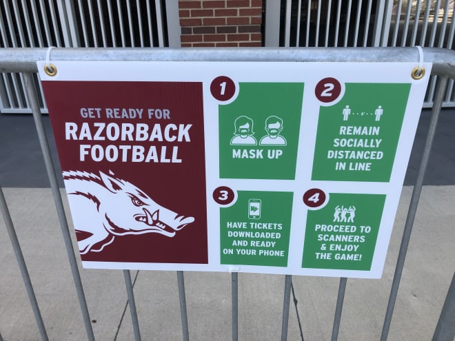 Gamedays will look different at Reynolds Razorback Stadium in 2020.