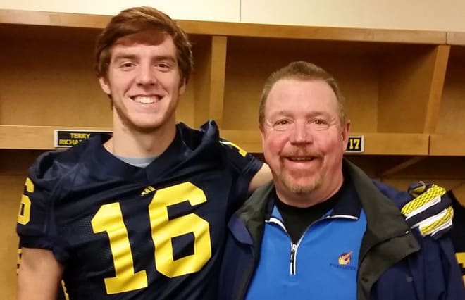 Allen and his father were blown away by Ann Arbor.