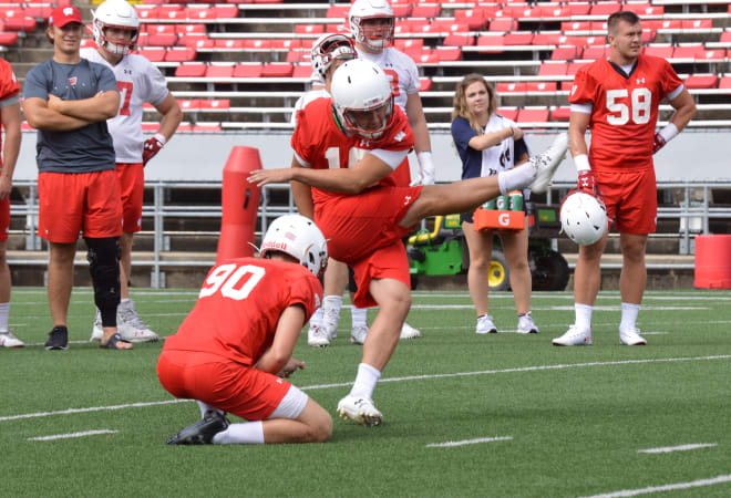 Collin Larsh was the team’s primary kicker and finished 12-for-18 on his attempts, going 7-for-7 in kicks under 30.