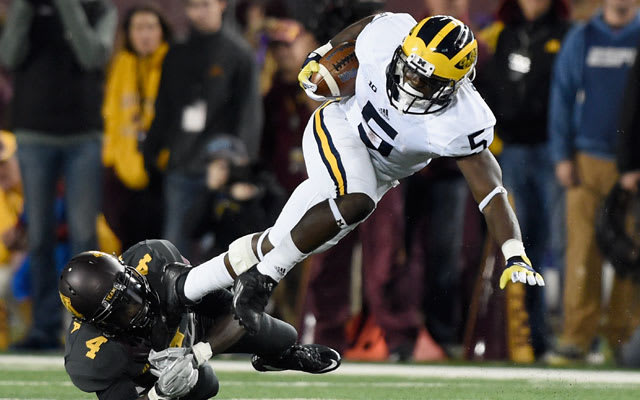 Jabrill Peppers is a popular first-round mock draftee after shining at the NFL Combine. 