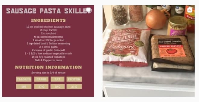 The FSU nutrition staff posts recipes and how-to cooking videos on its Instagram page for athletes to follow from home.