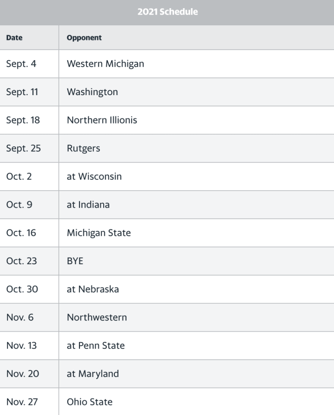Michigan Schedule 2022 The Michigan Wolverines' Football Program Completed Its 2022 Schedule With  The Addition Of Connecticut.