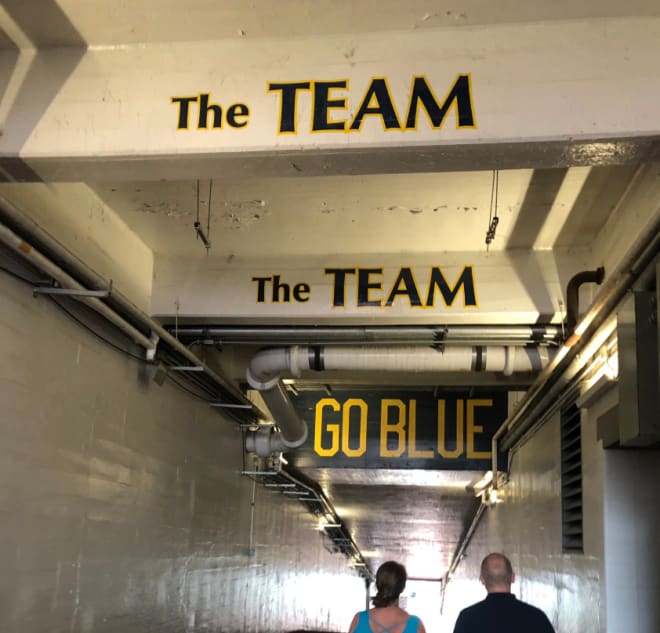 Bo Schembechler gave his famous 'The Team, The Team, The Team' speech in 1983.