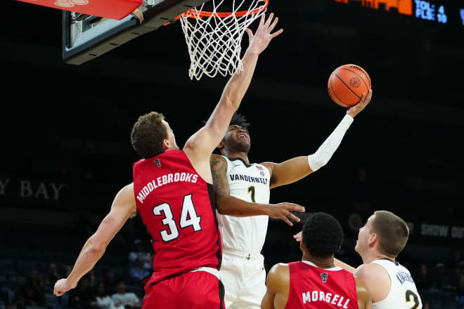 Colin Smith had four points in Vanderbilt's loss to NC State. 
