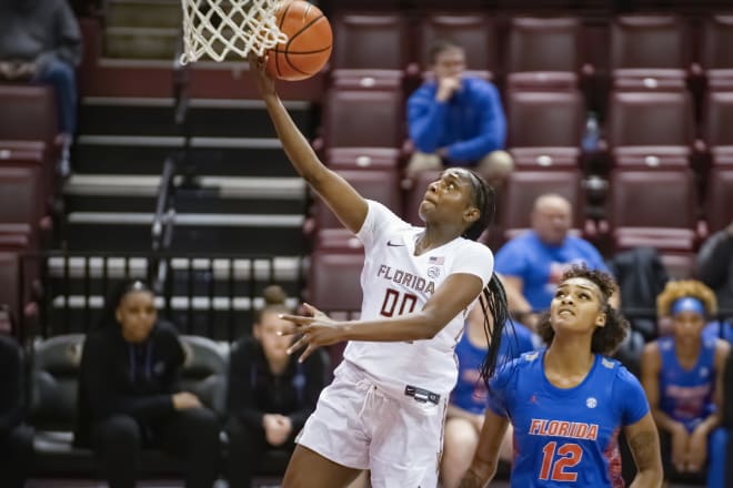 Ta'Niya Latson scored 32 points in FSU's win over Florida.