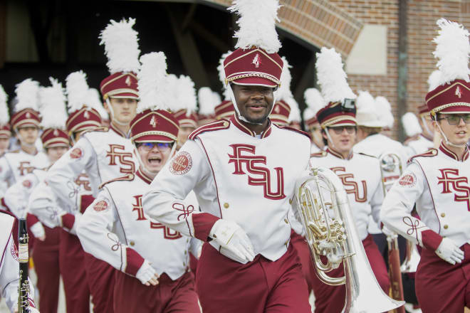 The Marching Chiefs made the trip to LSU, which is their one road game of the year.