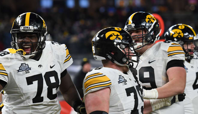 The Iowa offensive line will have a much different look in 2018.