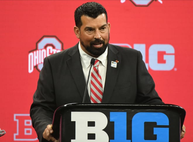 Ohio State coach Ryan Day