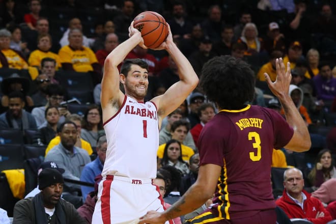 Alabama forward Riley Norris is expected to be granted a medical redshirt. Photo | Getty Images
