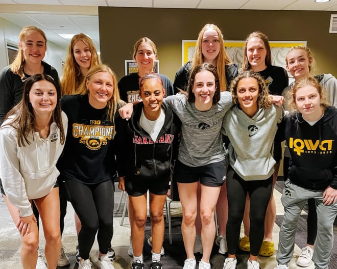 12 members of Iowa's 2023-2024 roster. 10 of the 12 were recruited in high school
