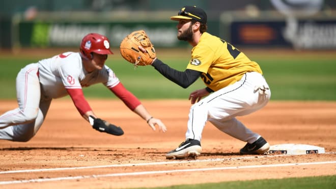 Missouri first baseman Brandt Belk is a preseason second-team All-American. 