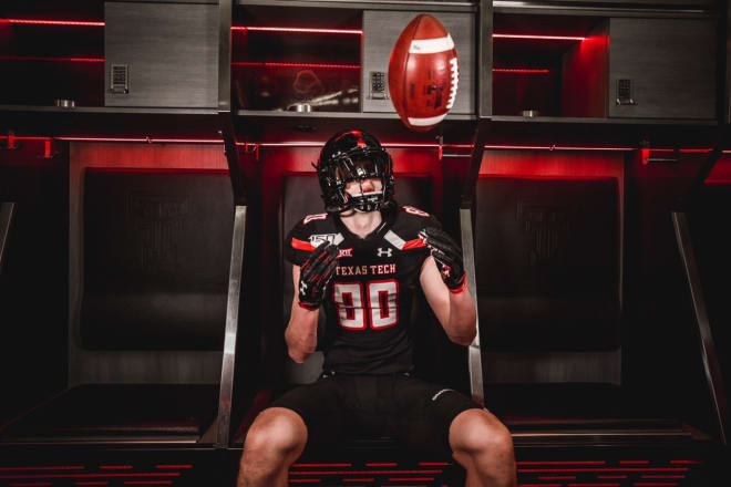 Tharp is now commit number four for the Red Raider class of 2021. (Photo by Texas Tech Athletics)