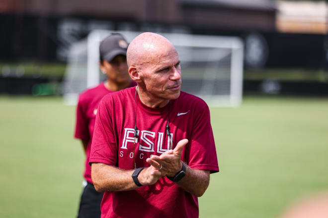 New FSU coach Brian Pensky has one of college soccer's top goalies but questions on the back line.