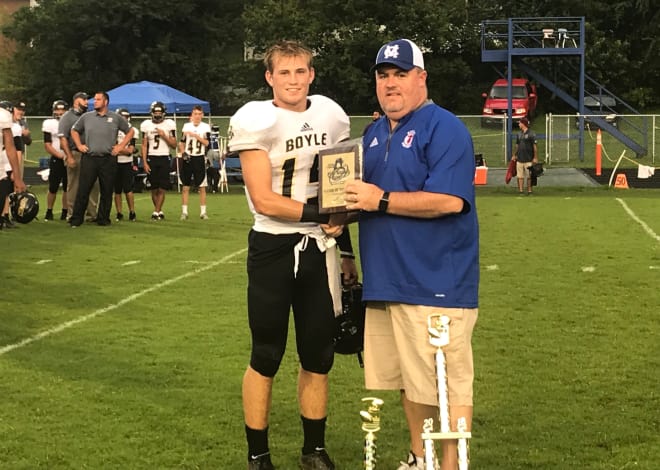 Reese Smith was the Rebels' MVP in a 35-21 victory over Ballard. 