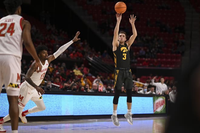 Jordan Bohannon made a school record 10 three pointers. (Photo: USA Today Sports)