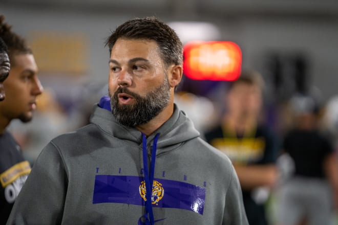 Former LSU linebackers coach and Miami defensive coordinator Blake Baker will coach safeties and serve as the "No. 2" on Missouri's defense.