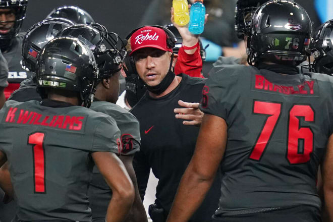 UNLV head coach Marcus Arroyo