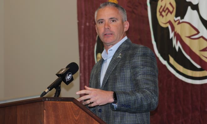 Mike Norvell is among the ACC's coaches who have spoken with frustration on player tampering. 
