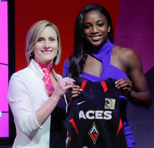 Notre Dame's Jackie Young was the No. 1 overall pick, by the Las Vegas Aces, coached by former Notre Dame and NBA star Bill Laimbeer.